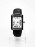 Old Money Tank Style Watch – Roman Numeral Dial