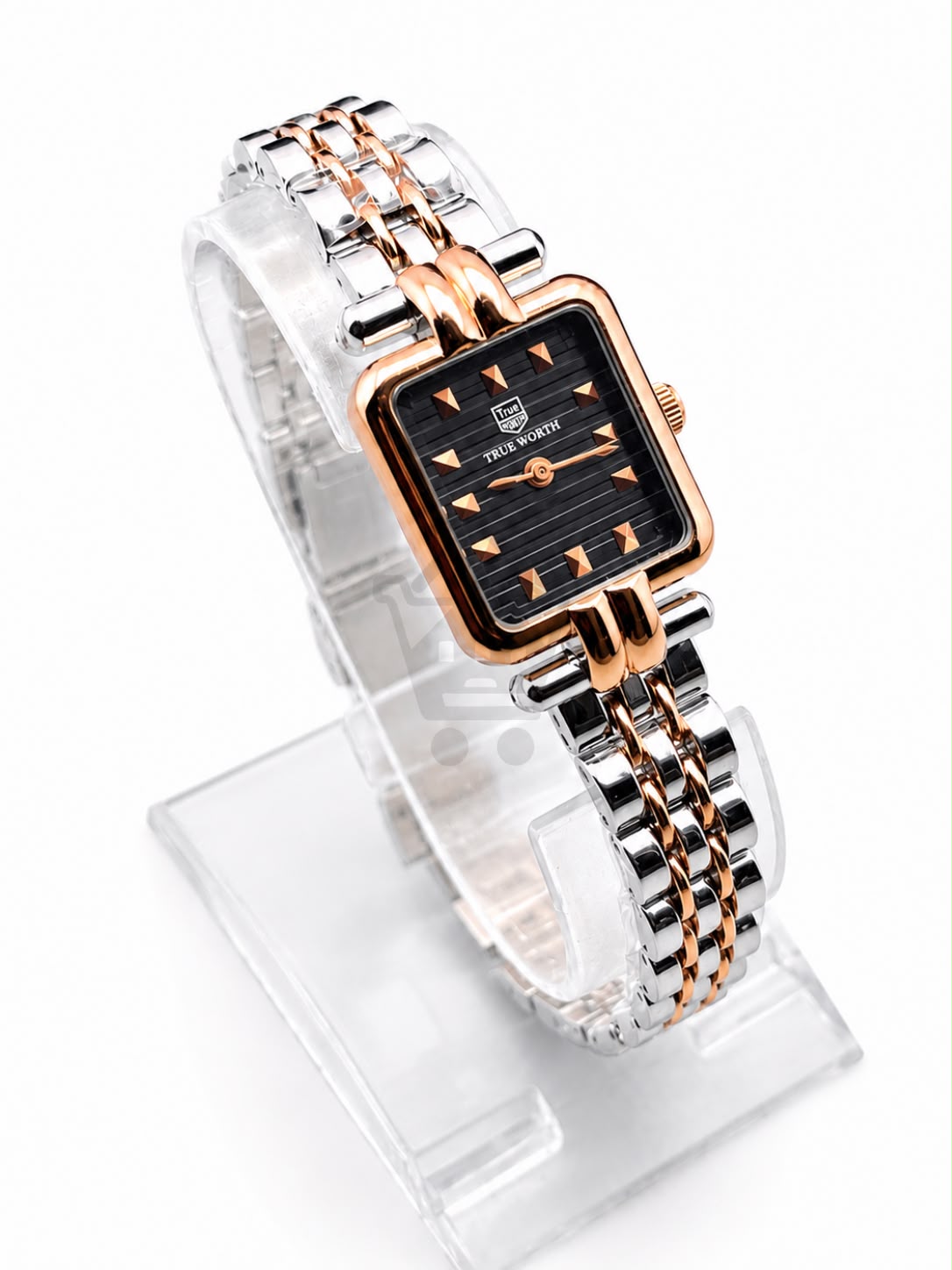 True Worth Ladies Square Bracelet Watch - Black Dial - Ghar Mart product image 2